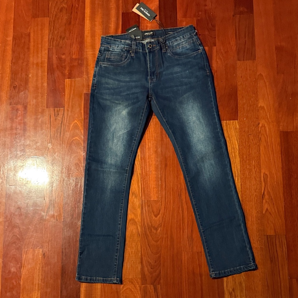 Kenneth Cole New York Deep Blue Slim Jeans